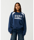 Rip Curl Retro Swell Oversized Crew in NAVY