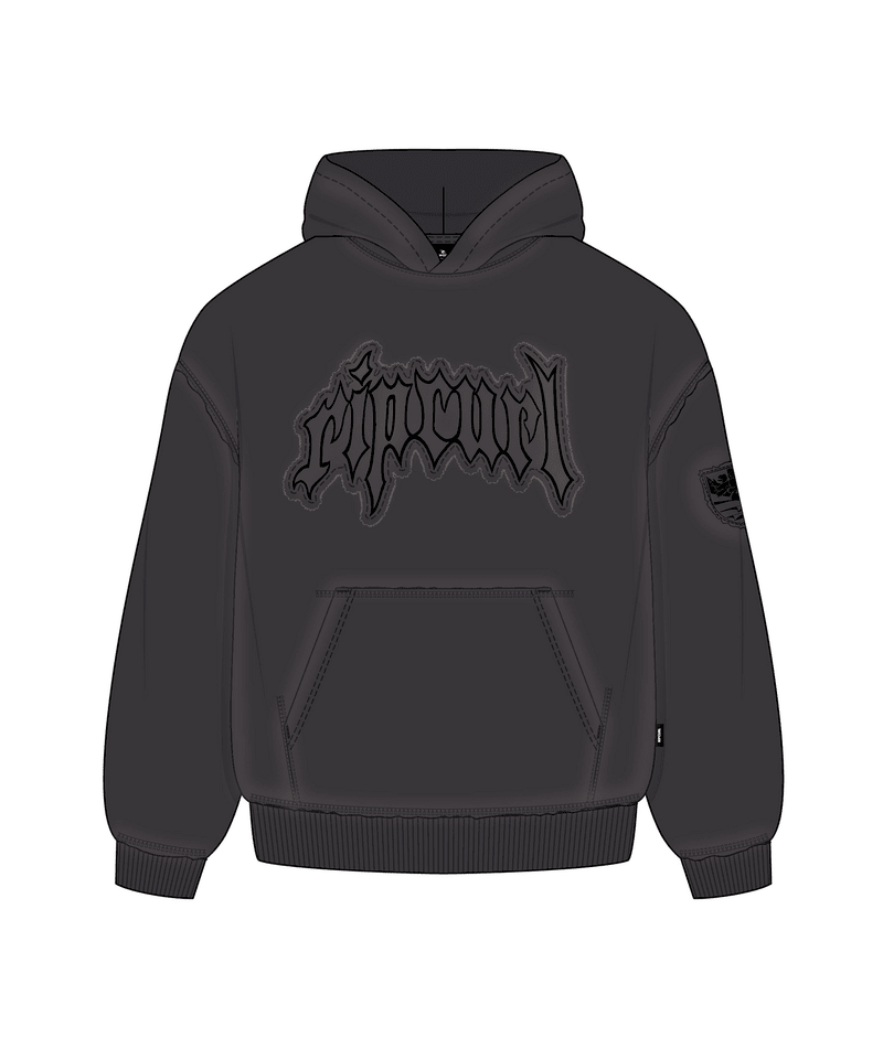Rip Curl Archive Rota Goth Hood in Washed Black