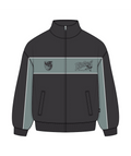 Rip Curl Archive Rota Panel Zip Thru in Washed Black