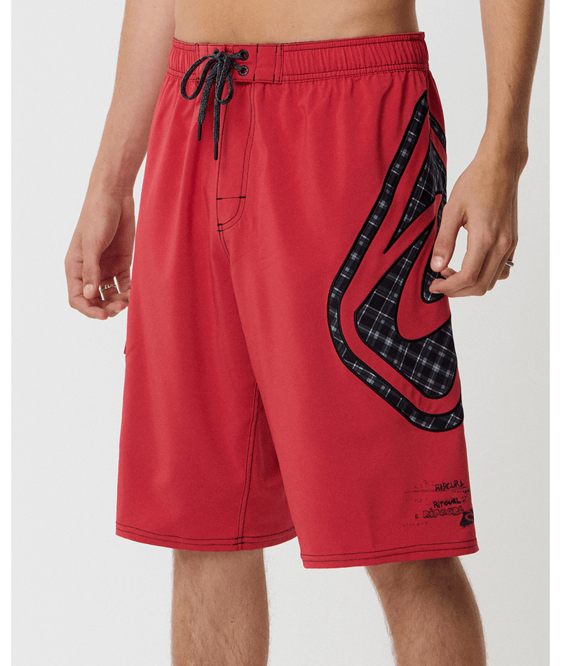Rip Curl Archive Blasted 22 Volley in RED