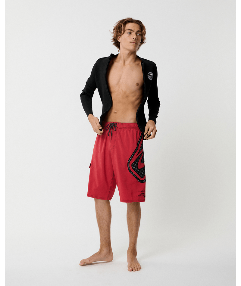 Rip Curl Archive Blasted 22 Volley in RED