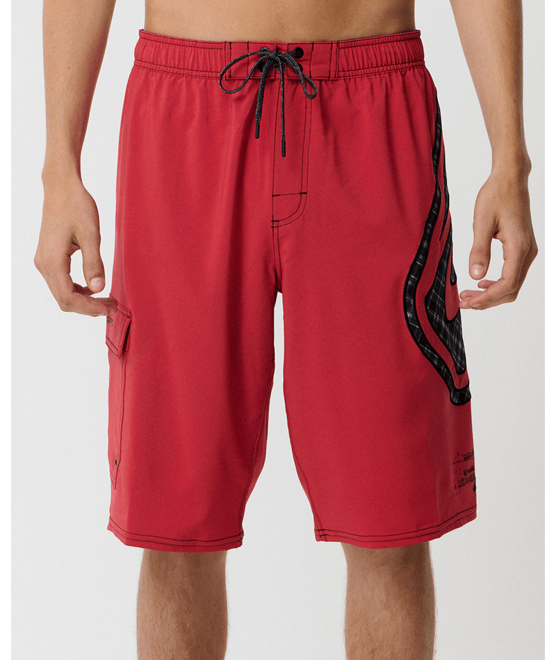 Rip Curl Archive Blasted 22 Volley in RED