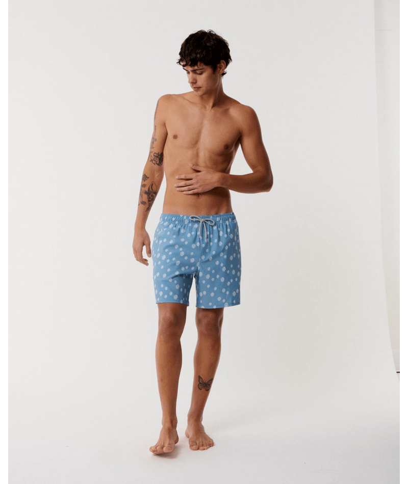 Rip Curl Sessions 16" Volley in Faded Denim