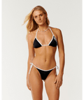 Rip Curl Surf Puff Cheeky in White/Black