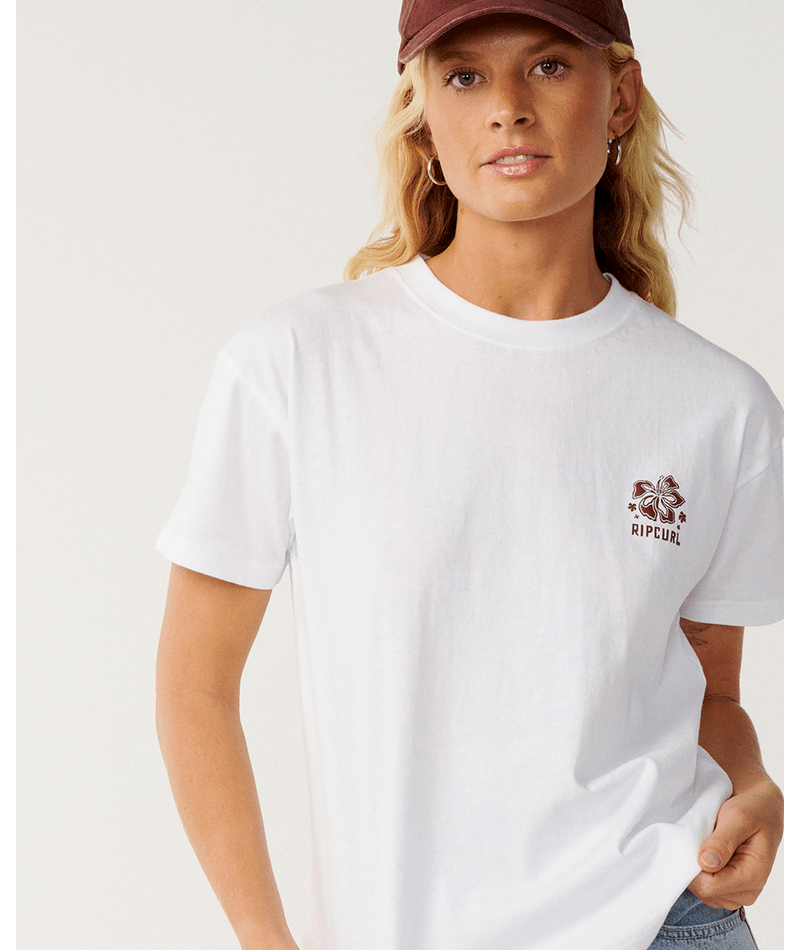 Rip Curl Surf Puff Party Pack Relaxed in WHITE