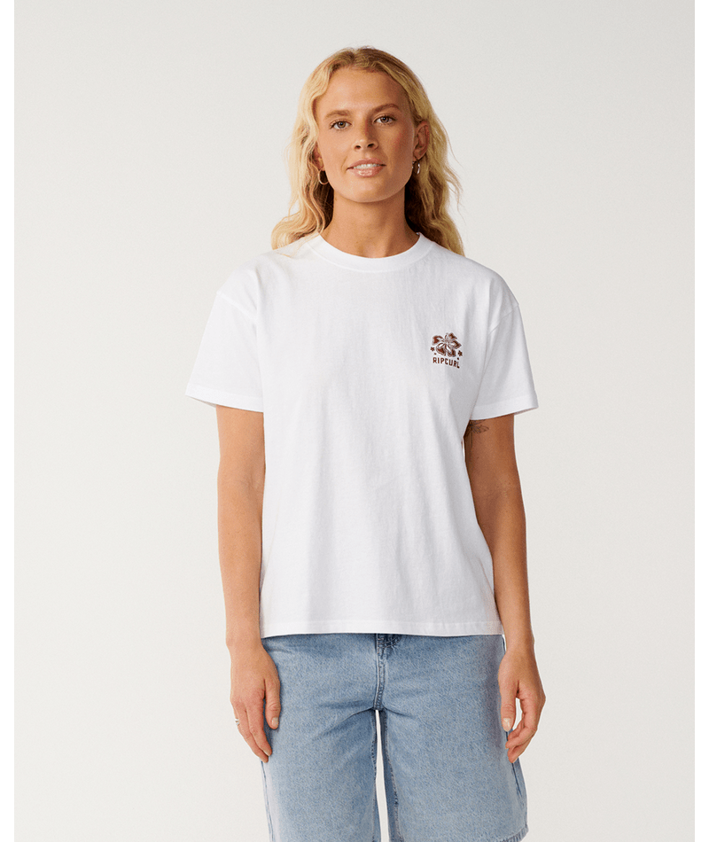 Rip Curl Surf Puff Party Pack Relaxed in WHITE