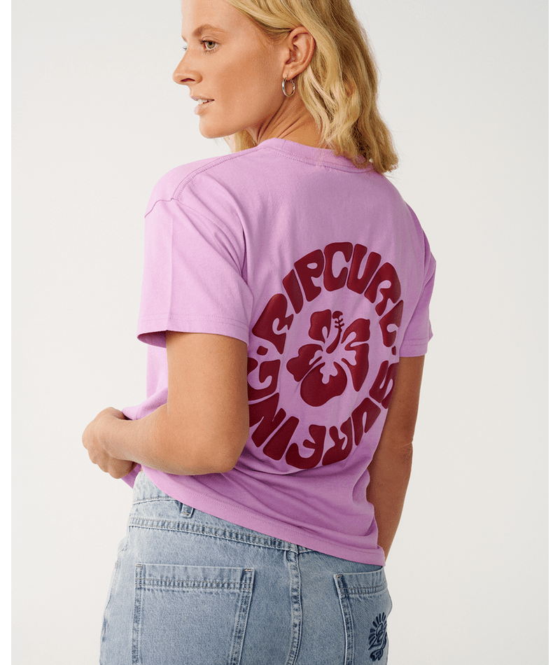 Rip Curl Surf Puff Party Pack Relaxed in BRIGHT LILAC