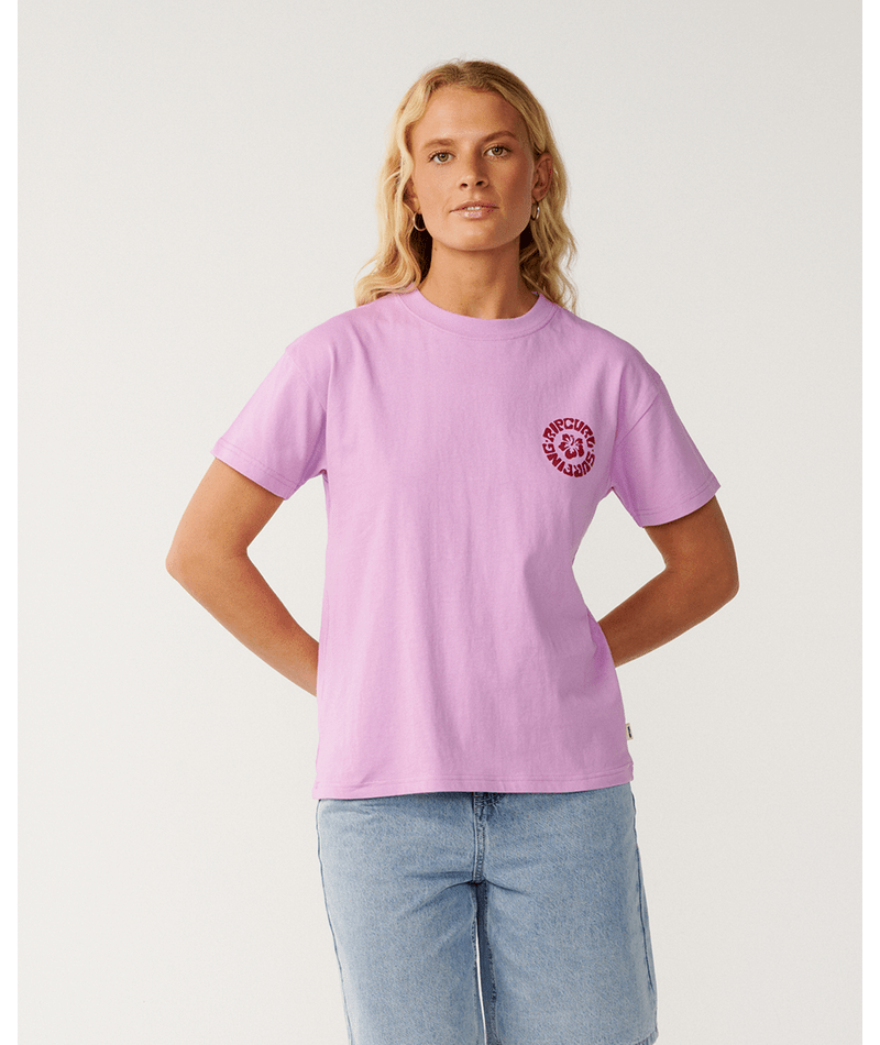 Rip Curl Surf Puff Party Pack Relaxed in BRIGHT LILAC