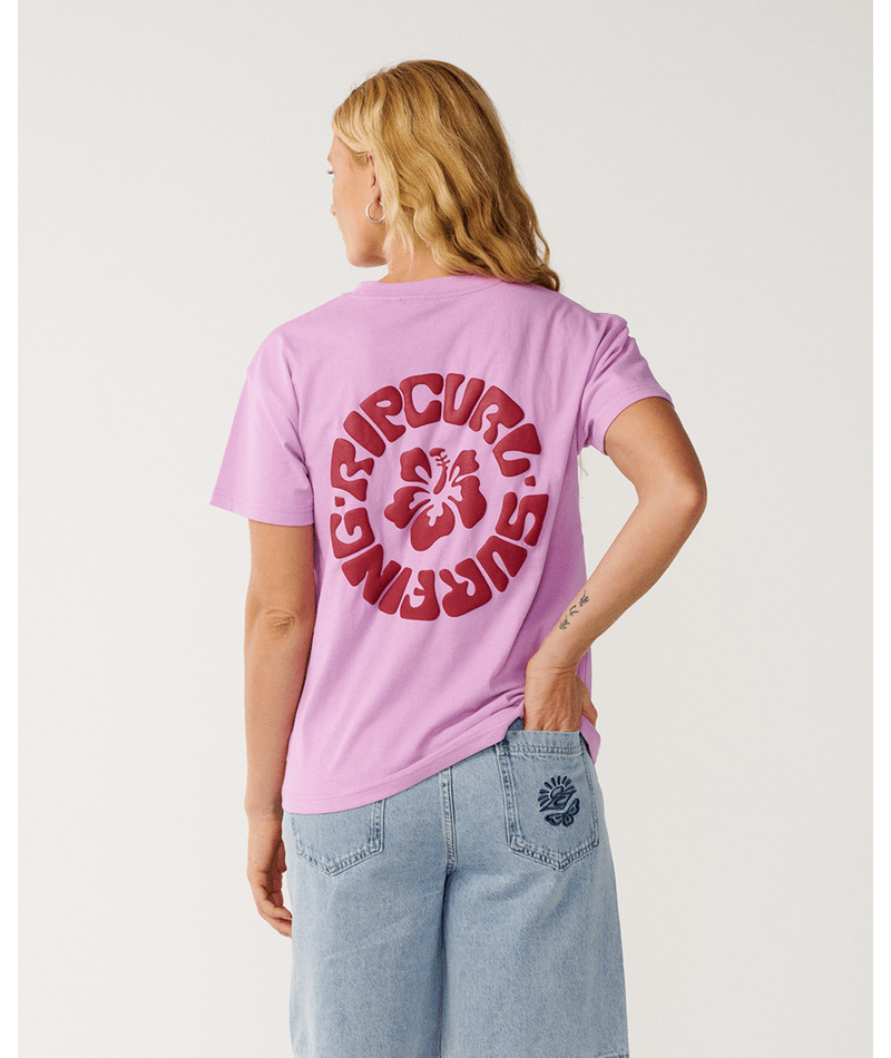 Rip Curl Surf Puff Party Pack Relaxed in BRIGHT LILAC