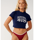 Rip Curl Retro Swell Baby Tee in NAVY