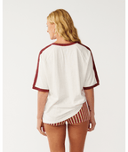 Rip Curl Surf Co Oversize V Neck in BONE