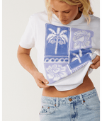 Rip Curl Bossa Nova Relaxed Tee in WHITE
