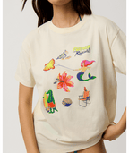 Rip Curl Desire Relaxed Tee in VANILLA