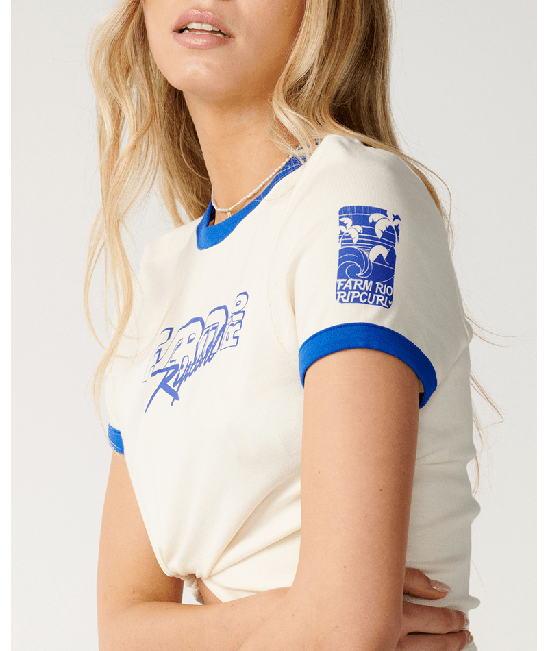 Rip Curl Tropical Groove Fitted in VANILLA