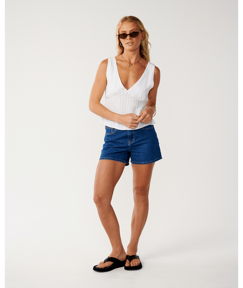 Rip Curl Island Dreams Sleeveless Top in WHITE