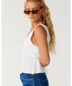 Rip Curl Island Dreams Sleeveless Top in WHITE