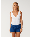 Rip Curl Island Dreams Sleeveless Top in WHITE