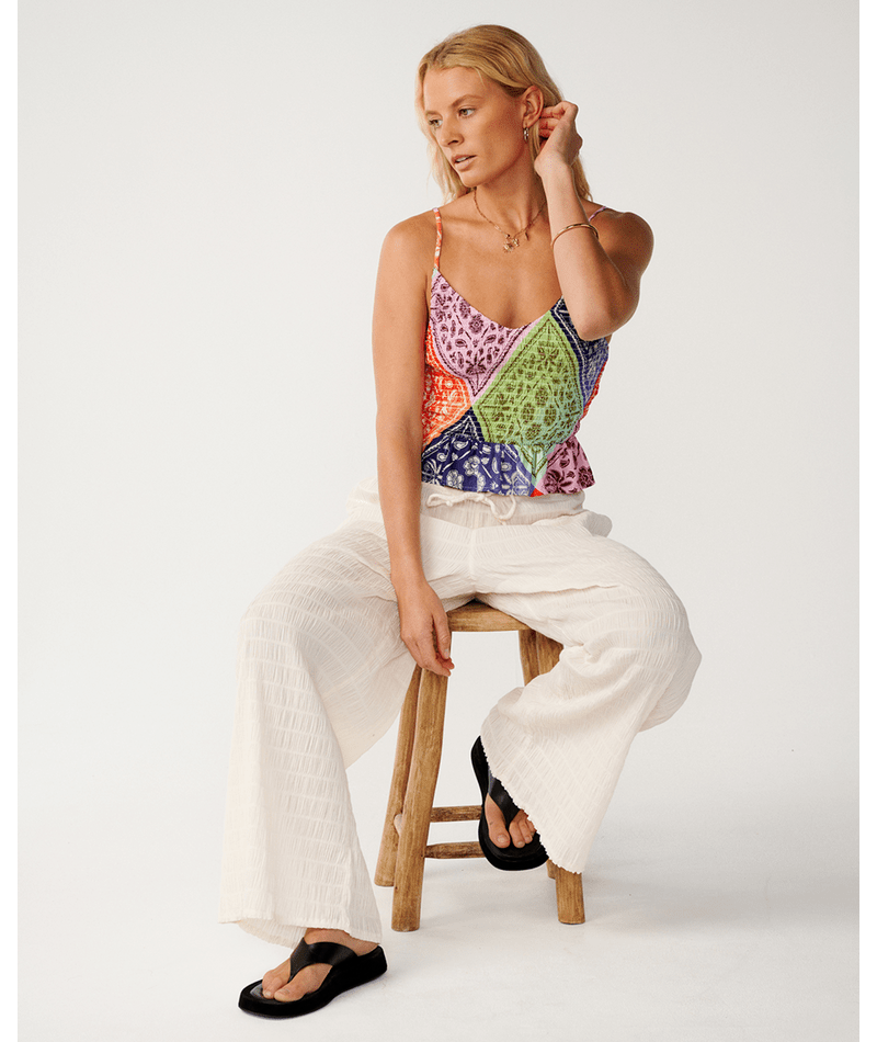 Rip Curl Bossa Nova Shirred Cami in MULTICO