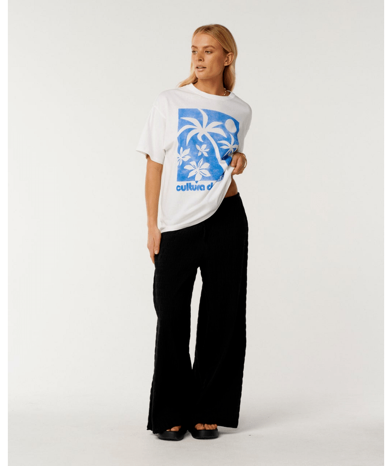 Rip Curl Paraiso Oversized Tee in White