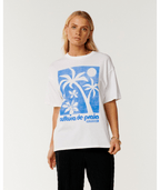 Rip Curl Paraiso Oversized Tee in White