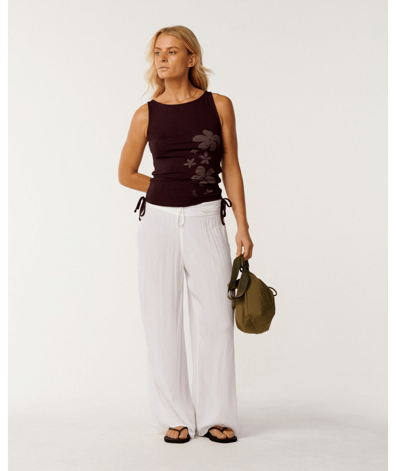 Rip Curl Echo Wave Y2k Tank in FUDGE