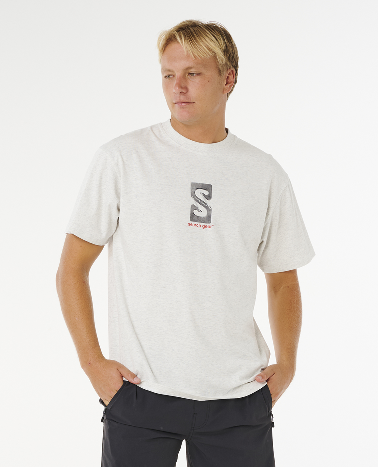 Rip Curl Search Gear Tee in SPORTS MARLE