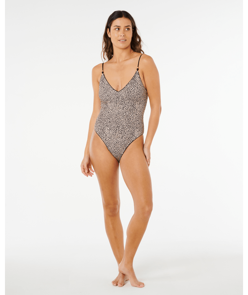 Rip Curl Coastal Instinct Cheeky 1pc in BLACK