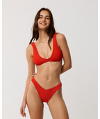 Rip Curl Vibe Surf Bralette in RED