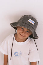 Olas Supply Co SOCIAL CLUB MINI BUCKET HAT - BROWN in Single