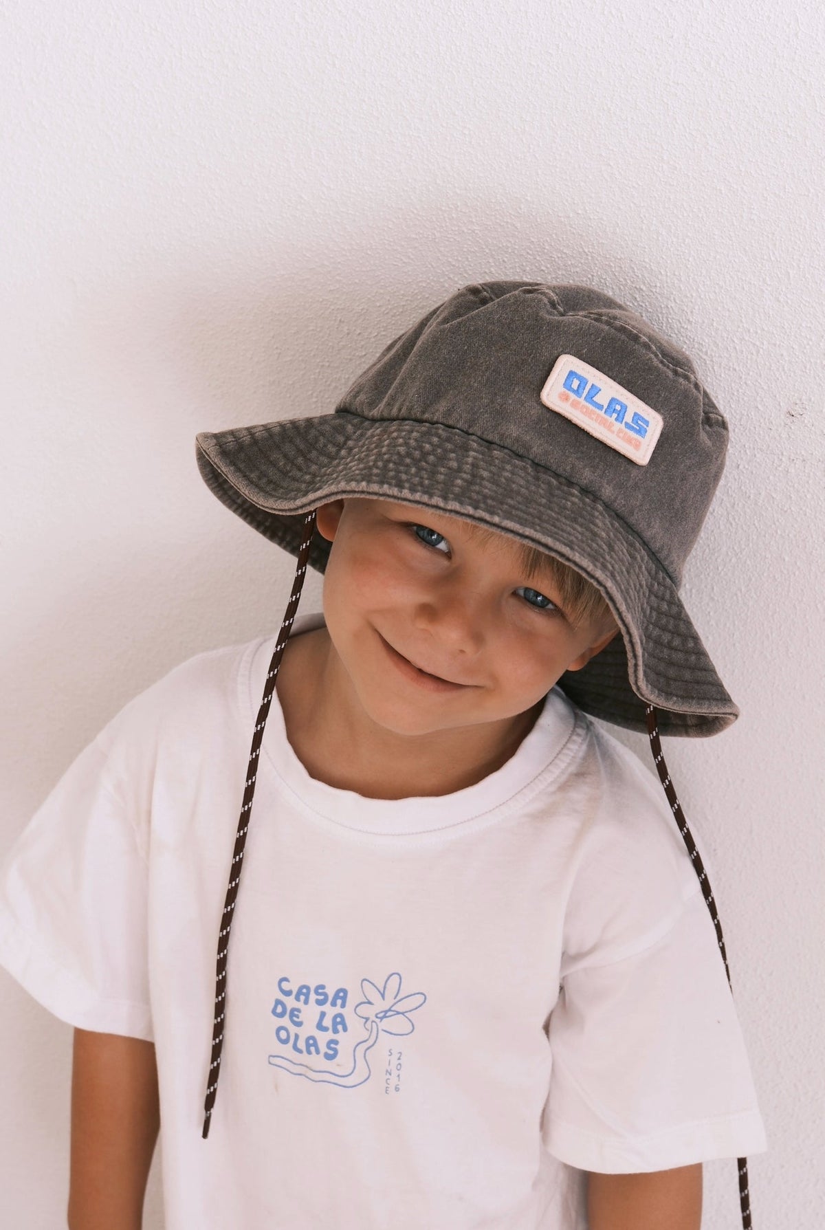 Olas Supply Co SOCIAL CLUB MINI BUCKET HAT - BROWN in Single