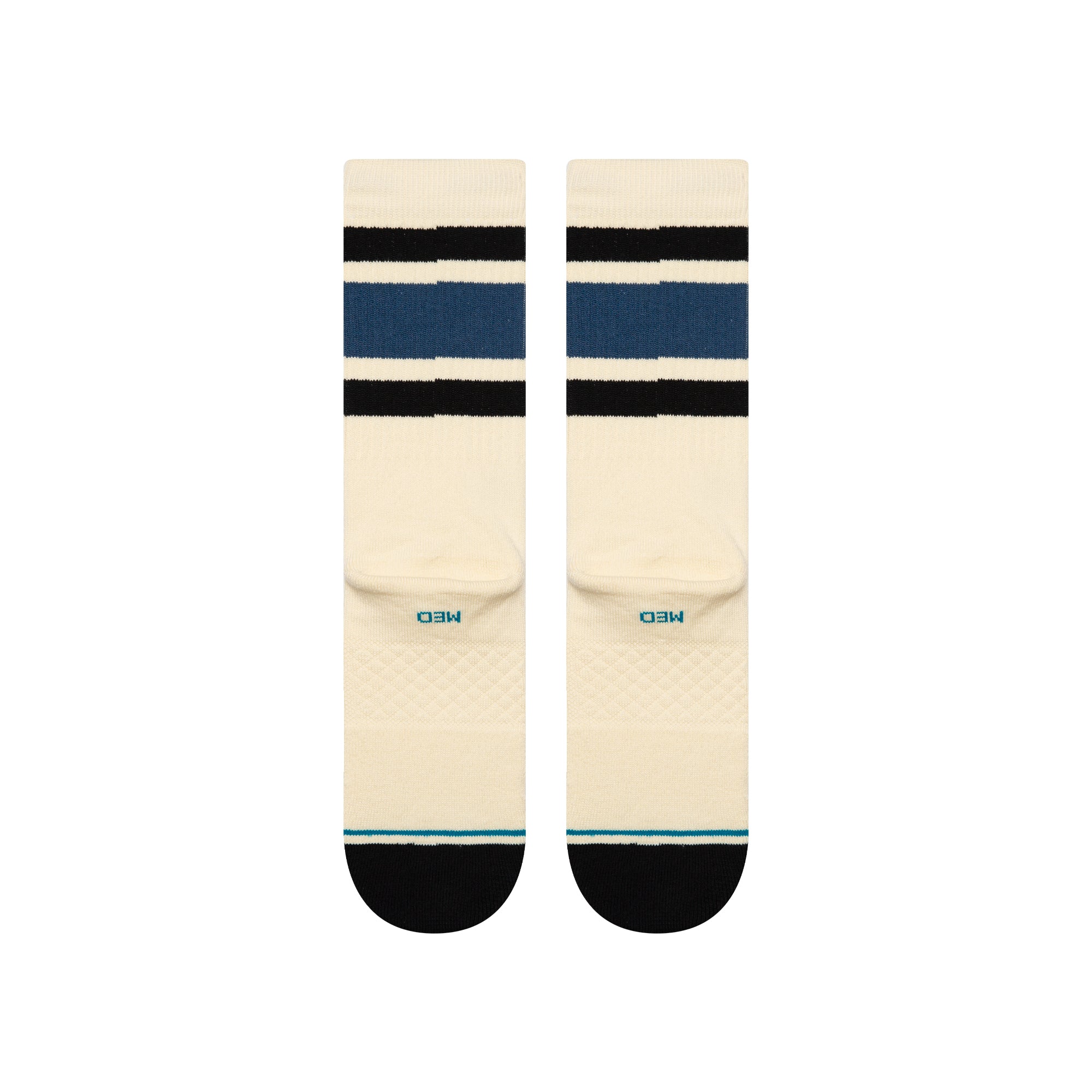 Stance BOYD CREW SOCKS - BUTTER in DARKROYAL