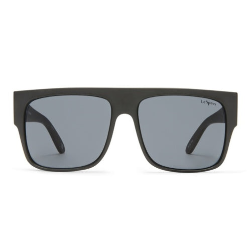 Le Specs BRAVADO MATTE BLACK in SMOKE MONO