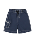 Billabong Boys 2-7 Groms Throw On 13" Boardshorts in Dusty Indigo