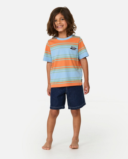 Rip Curl Ocean Party Stripe Tee - Kids in Multico
