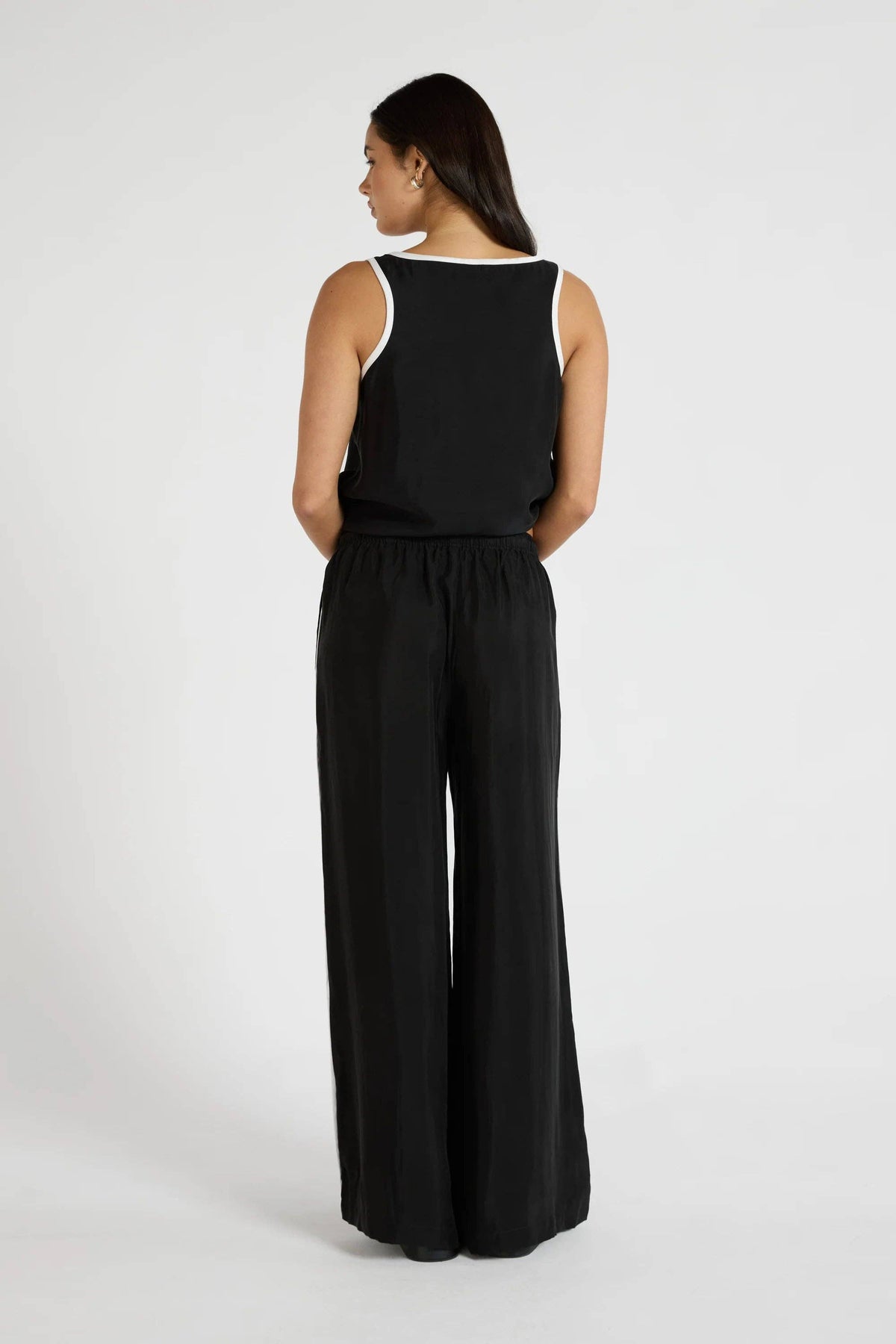 All Fenix Cupro Contrast Pant in Single