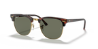 Ray-Ban® CLUBMASTER RED HAVANA G-15 GRE in Tortoise On Gold