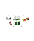 Crocs Soccer Game 5 Pack in NO COLOR APPLICABLE