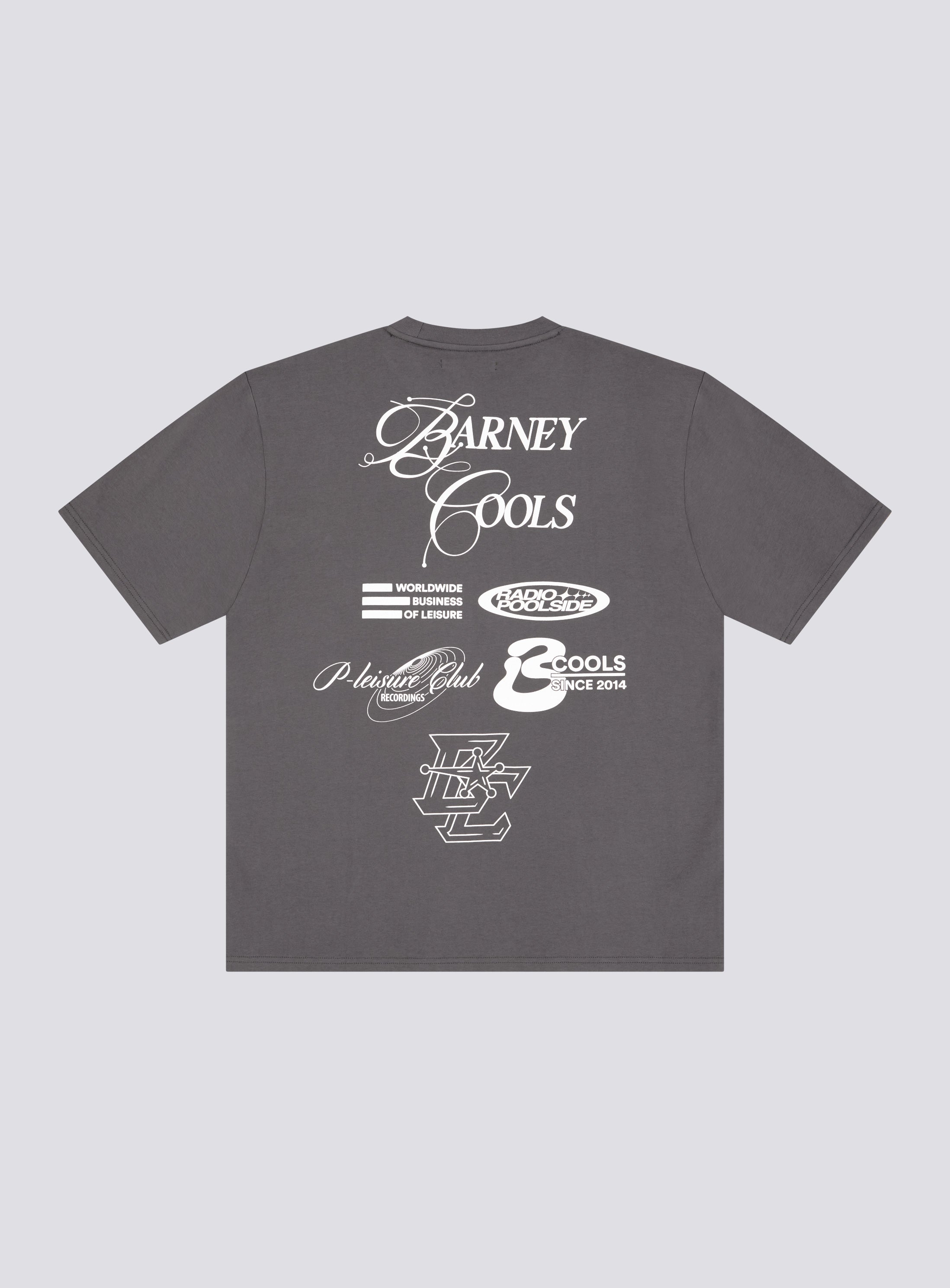 Barney Cools Radio Tee in Washed Black