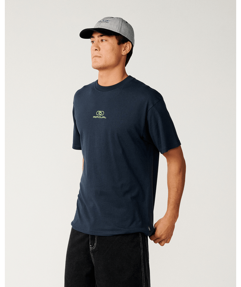 Rip Curl Pill Icon Tee in DARK NAVY