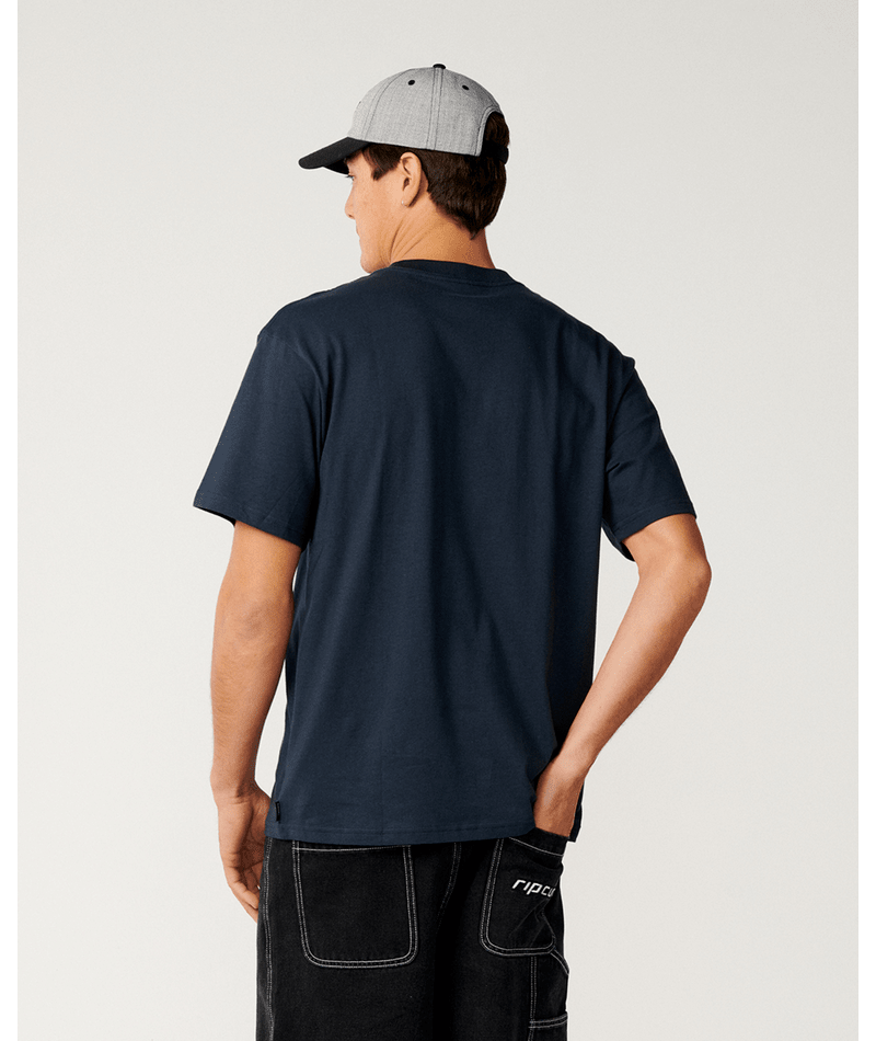 Rip Curl Pill Icon Tee in DARK NAVY