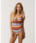 Rip Curl Retro Stripe Full 1pc in MULTI