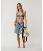 Rip Curl Archive: Plaid Sliding Tri in BLUE