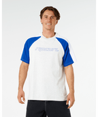 Rip Curl Panel Beater Tee in ELECTRIC COBALT