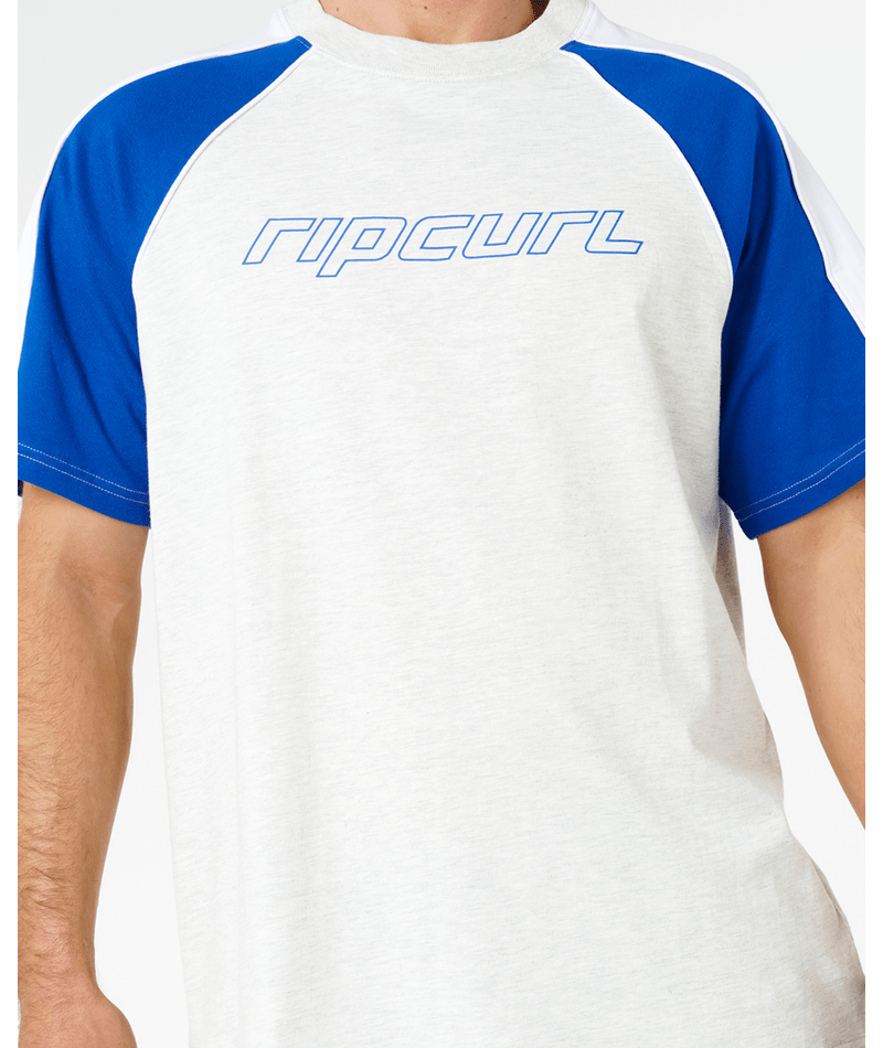Rip Curl Panel Beater Tee in ELECTRIC COBALT
