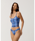 Rip Curl Archive: Plaid Skimpy Bottom in BLUE