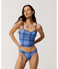 Rip Curl Archive: Plaid Skimpy Bottom in BLUE