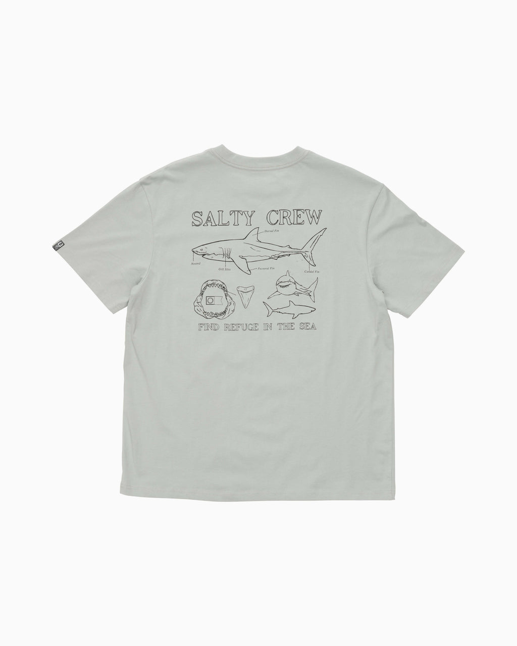Salty Crew GREAT WHITE CLASSIC SS TEE in QUARRY