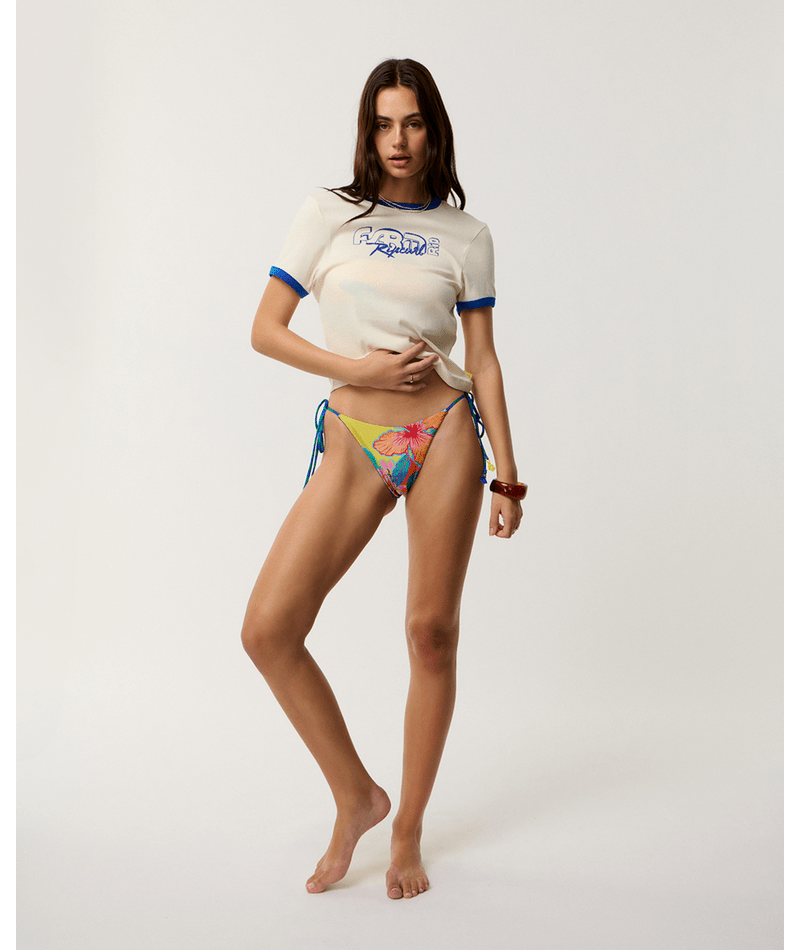 Rip Curl Bliss Revo Tie Side Skimpy in YELLOW
