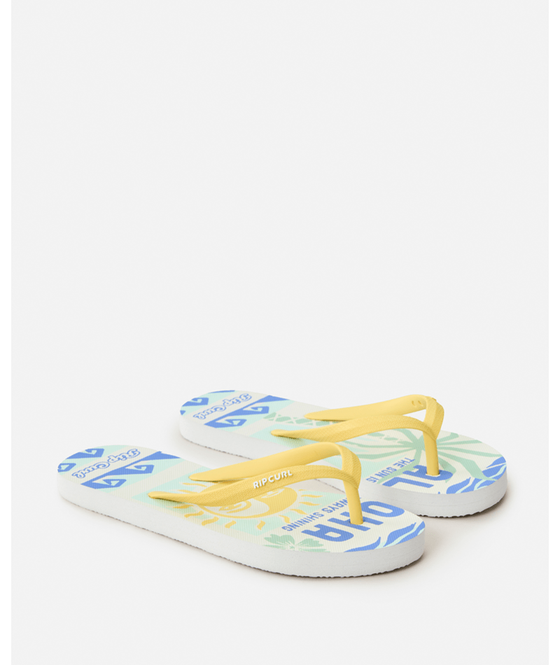 Rip Curl Mixed Bloom Open Toe-Girl in YELLOW