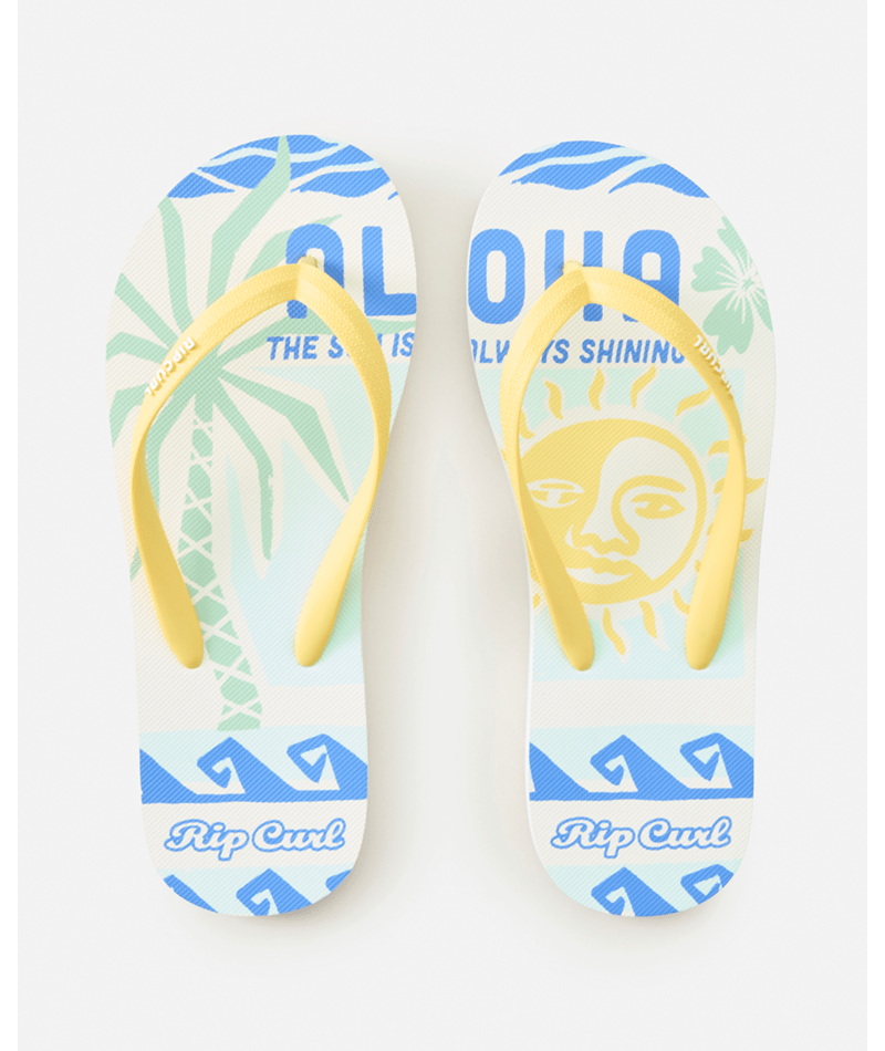 Rip Curl Mixed Bloom Open Toe-Girl in YELLOW